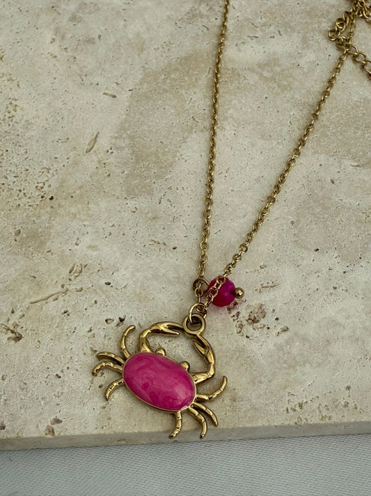 Elara Necklace Pink