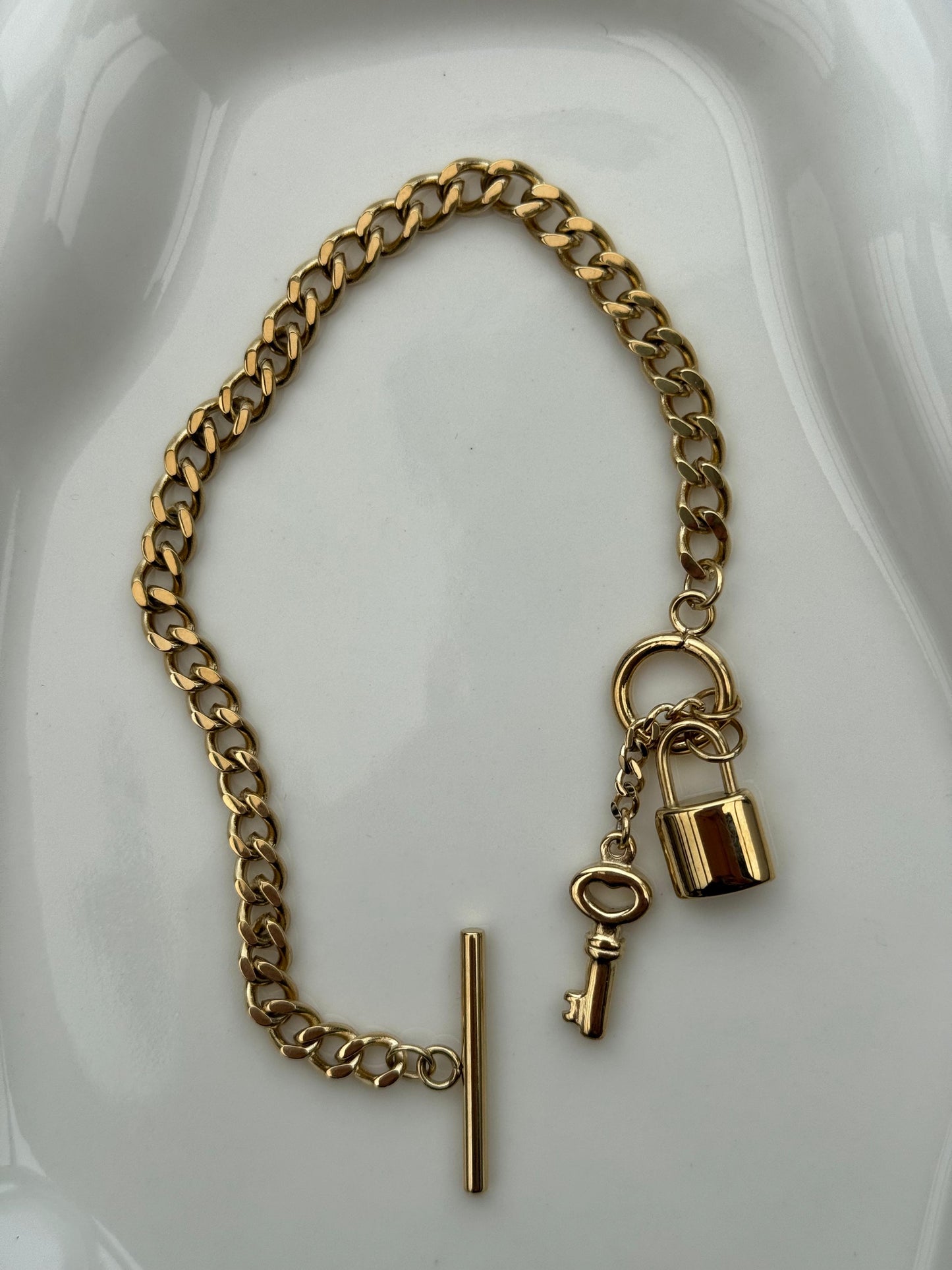 Key Lock Bracelet