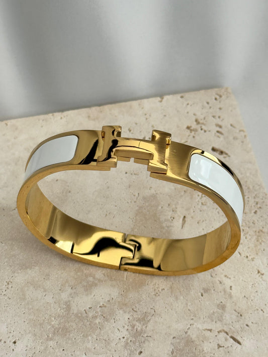 H Bracelet White